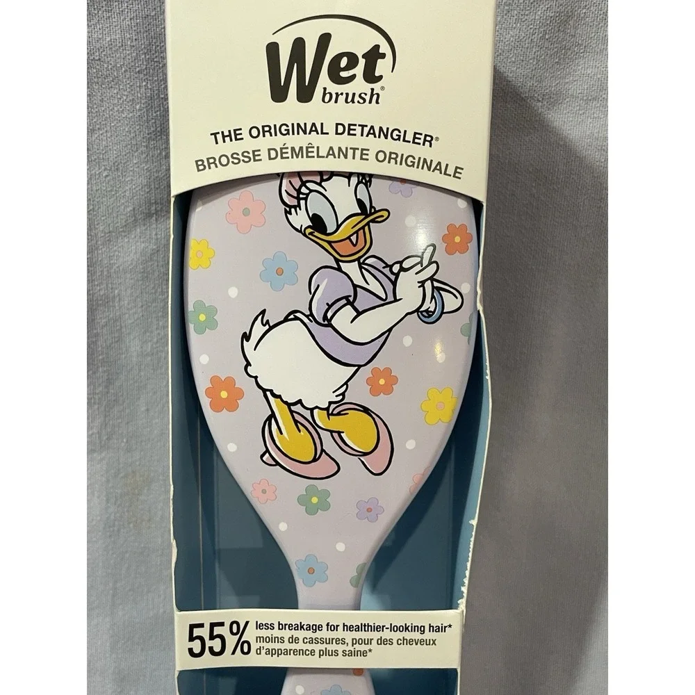 NEW Wet Brush x‎ Disney - Original Purple Multicolor Detangler - Hello Daisy